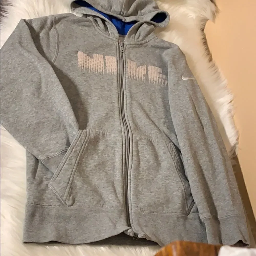 Nike Full Zip Up Hoodie Size M 10/12